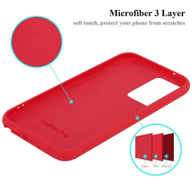 Samsung Galaxy NOTE 20 PLUS silikondeksel case (rød)