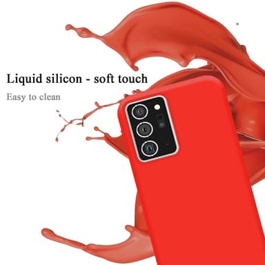Samsung Galaxy NOTE 20 PLUS silikondeksel case (rød)