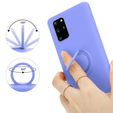 Deksel Samsung Galaxy S20 PLUS Ring Case (lilla)