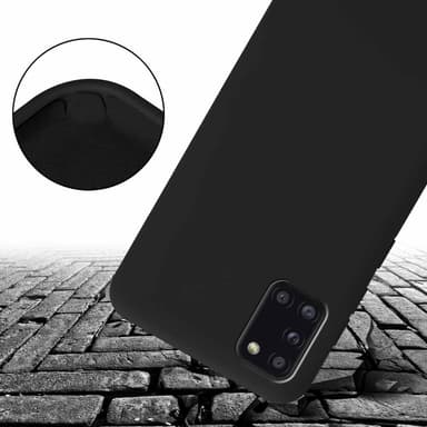Deksel Samsung Galaxy A31 med Halskjede (svart)