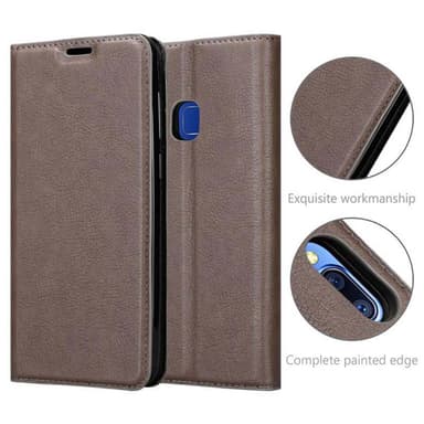 Vivo V11i lommebokdeksel case (brun)