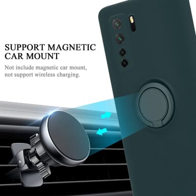 Deksel Huawei P40 LITE 5G / NOVA 7 SE Ring Case (grønn)
