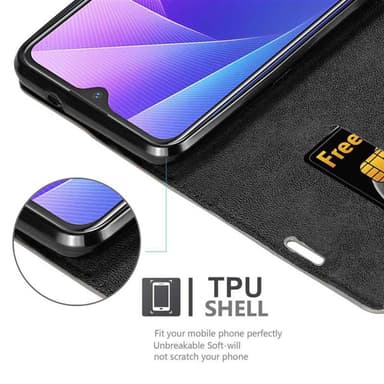 Vivo V11i lommebokdeksel case (brun)