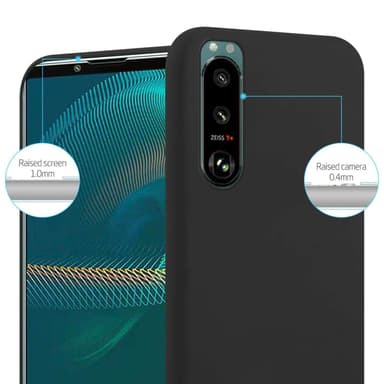 Deksel Sony Xperia 5 III Silikon cover (Svart)