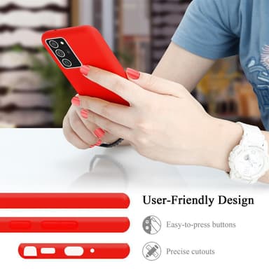 Samsung Galaxy NOTE 20 PLUS silikondeksel case (rød)