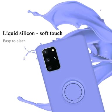 Deksel Samsung Galaxy S20 PLUS Ring Case (lilla)