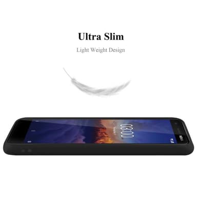 Deksel Nokia 3.1 Silikon cover (svart)