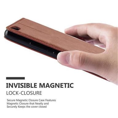 Sony Xperia Z3 lommebokdeksel case (brun)