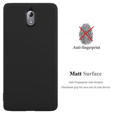 Deksel Nokia 3.1 Silikon cover (svart)