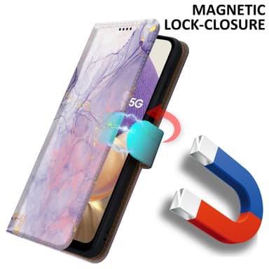Samsung Galaxy A32 5G lommebokdeksel etui (lilla)