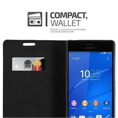 Sony Xperia Z3 lommebokdeksel case (brun)