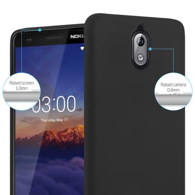 Deksel Nokia 3.1 Silikon cover (svart)