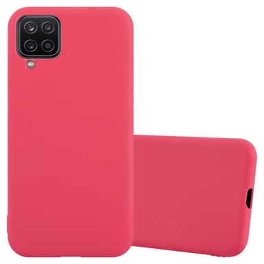 Deksel Samsung Galaxy A12 / M12 Silikon cover (rød)