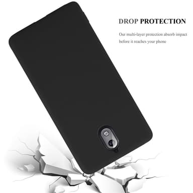 Deksel Nokia 3.1 Silikon cover (svart)