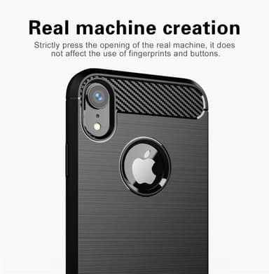 Deksel iPhone XR ultra slim (svart)