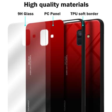 Deksel Samsung Galaxy A6 2018 Case Cover (svart)