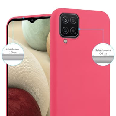 Deksel Samsung Galaxy A12 / M12 Silikon cover (rød)
