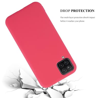 Deksel Samsung Galaxy A12 / M12 Silikon cover (rød)