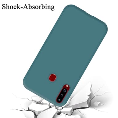 Samsung Galaxy A20s silikondeksel case (grønn)