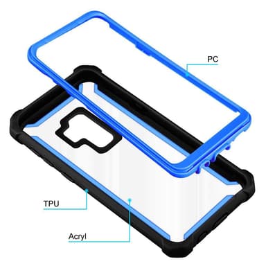 Samsung Galaxy S9 PLUS Deksel Case Cover (svart)