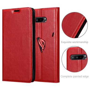 Asus ROG Phone 3 lommebokdeksel case (rød)