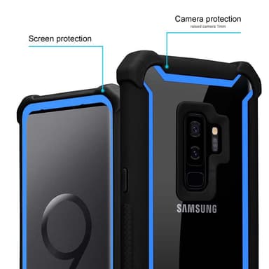 Samsung Galaxy S9 PLUS Deksel Case Cover (svart)