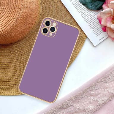iPhone 11 PRO MAX silikondeksel case (lilla)