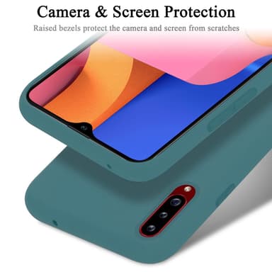 Samsung Galaxy A20s silikondeksel case (grønn)