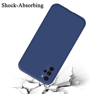 Motorola MOTO G22 silikondeksel case (blå)