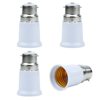 Lampeadapter for omformatering av 4x sett (G9 til E14)