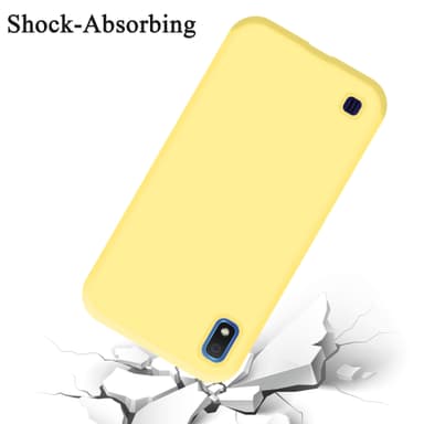 Samsung Galaxy A10 / M10 silikondeksel case (gul)