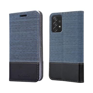 Samsung Galaxy A72 4G / 5G lommebokdeksel etui (blå)