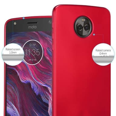 Deksel Motorola MOTO X4 Case Cover (rød)