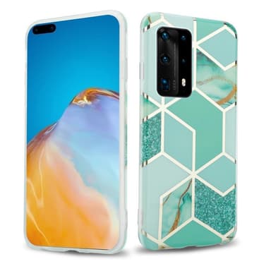 Huawei P40 lommebokdeksel etui (grønn)