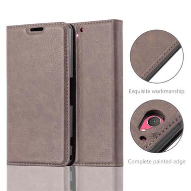 Sony Xperia Z2 COMPACT lommebokdeksel case (brun)