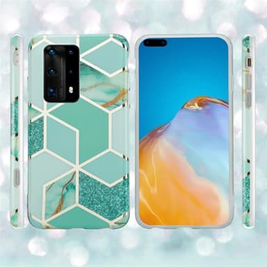 Huawei P40 lommebokdeksel etui (grønn)