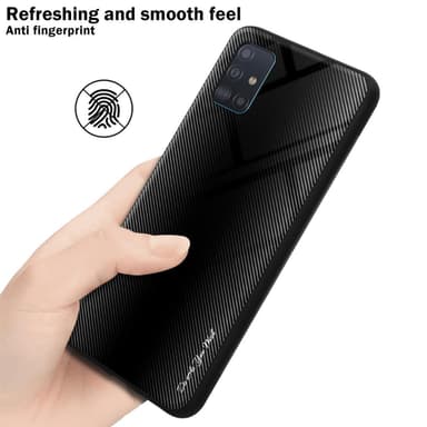 Samsung Galaxy A51 4G / M40s Deksel Case Cover (svart)