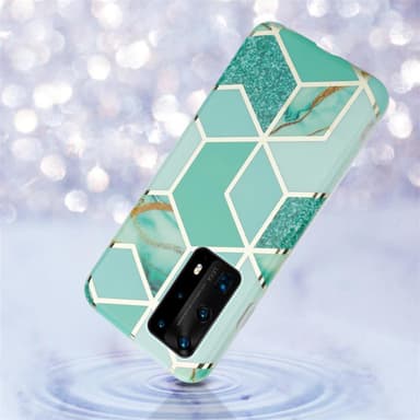 Huawei P40 lommebokdeksel etui (grønn)