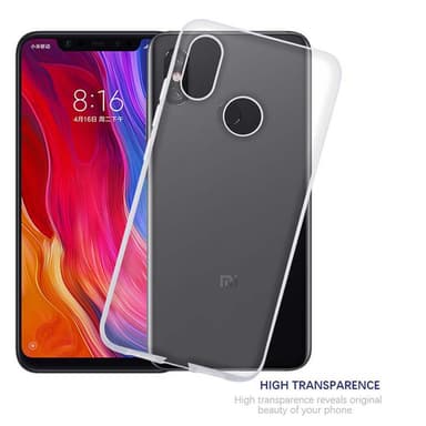 Xiaomi Mi 8 deksel ultra slim (gjennomsiktig)