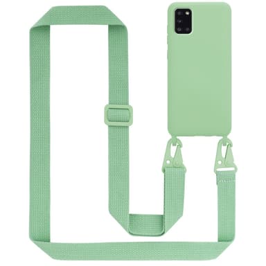 Deksel Samsung Galaxy A31 med Halskjede (grønn)