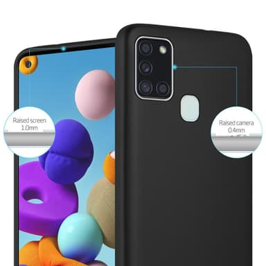 Deksel Samsung Galaxy A21s Case Cover (svart)