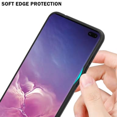Deksel Samsung Galaxy S10 PLUS Case Cover (svart)