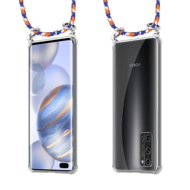 Honor 30 PRO Deksel med Halskjede (blå)