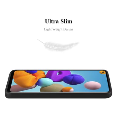 Deksel Samsung Galaxy A21s Case Cover (svart)