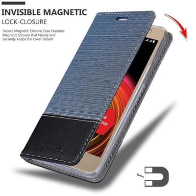 LG X POWER 2 lommebokdeksel etui (blå)