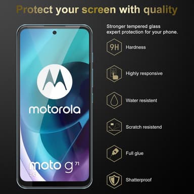 Motorola MOTO G71 5G 3x Skjermbeskytter Skärmskydd