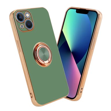 iPhone 13 silikondeksel case (grønn)