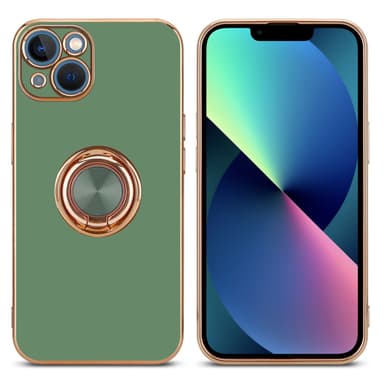 iPhone 13 silikondeksel case (grønn)