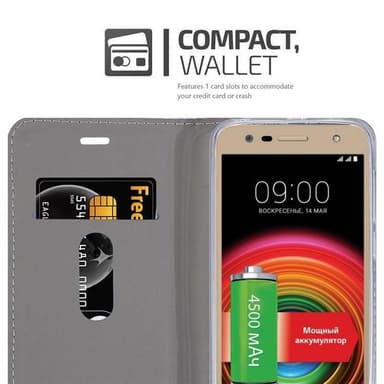 LG X POWER 2 lommebokdeksel etui (blå)
