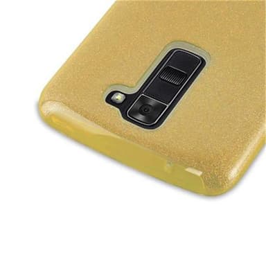LG K7 2016 Deksel Glitter (gold)